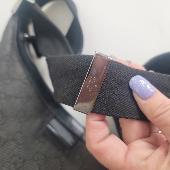 Gucci Denim Leather Shoulder Bag - Picture 2 of 16